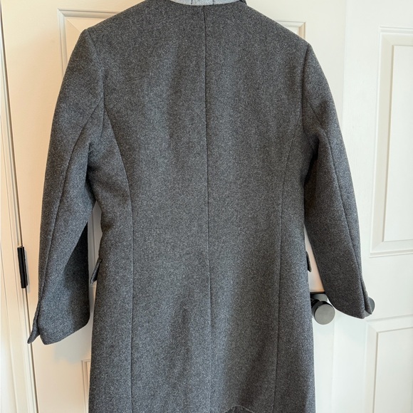 J. Crew Charcoal Trench Coat - Picture 6 of 9